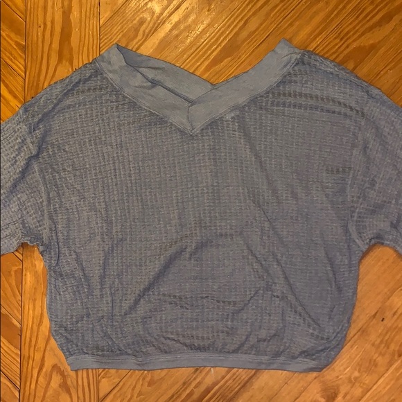 Free People - Slouchy V-Neck Sweater - Picture 2 of 2